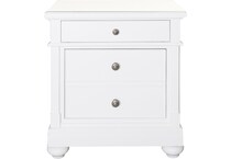 lbtx white two drawer   