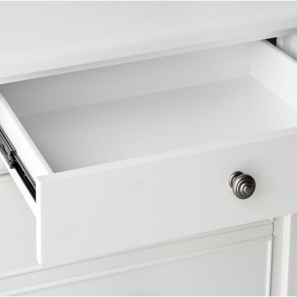 lbtx white two drawer   