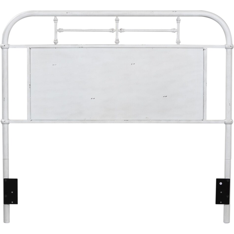 lbty antique white king bed headboard   