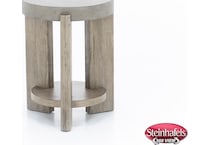 lbty beige chairside table  image affin  