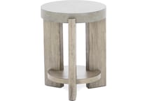 lbty beige chairside table affin  