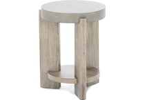 lbty beige chairside table affin  