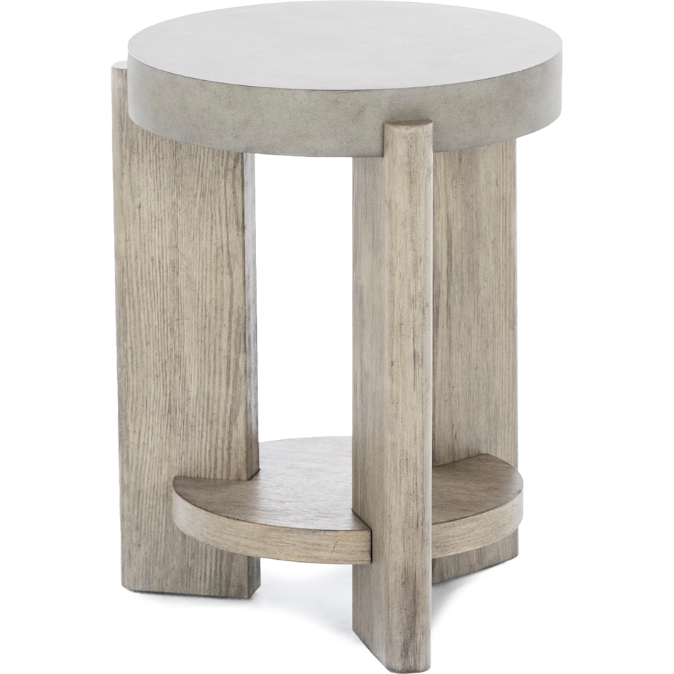 lbty beige chairside table affin  