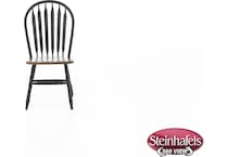 lbty black inch standard seat height side chair  image b  
