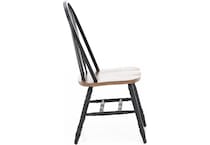 lbty black inch standard seat height side chair b  