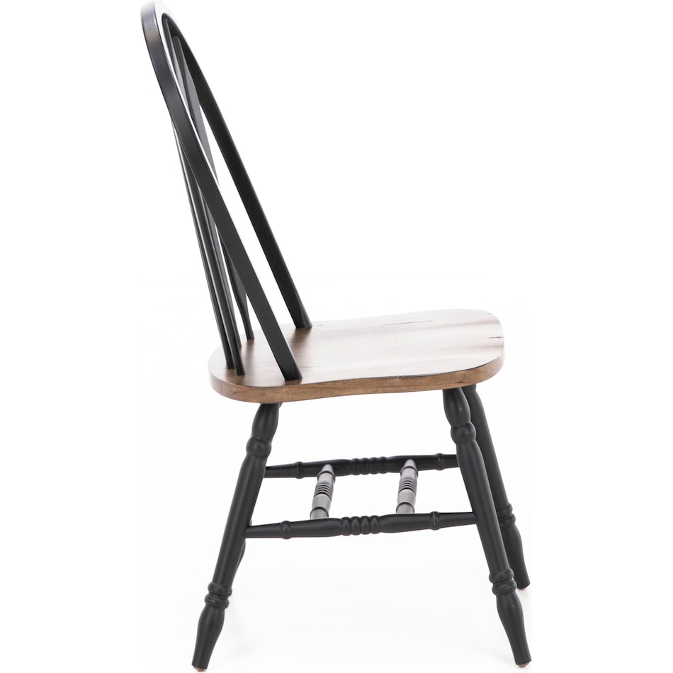 lbty black inch standard seat height side chair b  