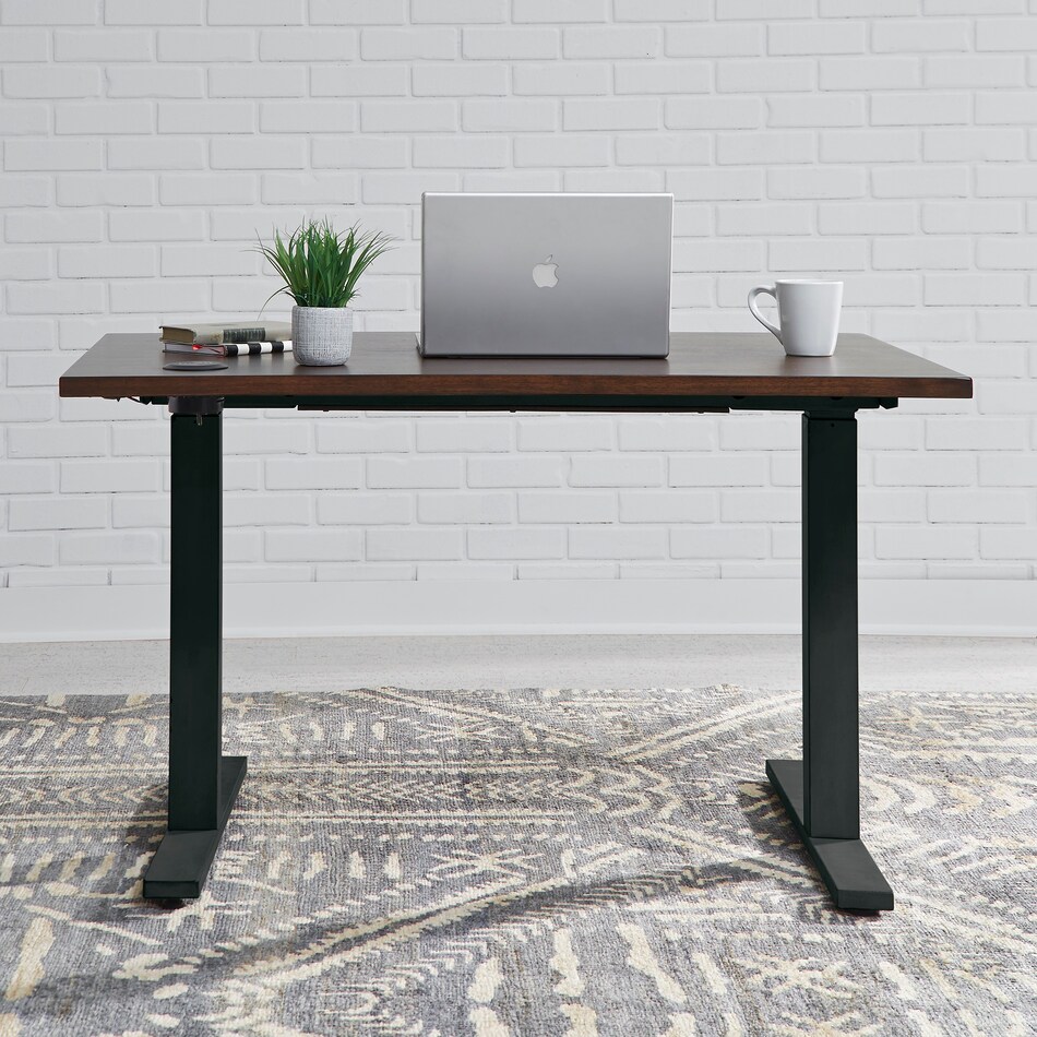 lbty black desk close  