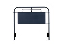 lbty blue full bed headboard   