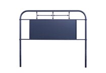 lbty blue queen bed headboard   