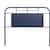 lbty blue queen bed headboard   