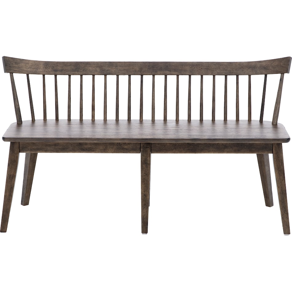 lbty brown inch standard seat height bench   