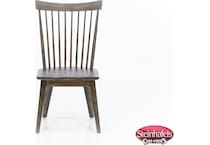 lbty brown inch standard seat height side chair  image   