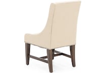 lbty brown inch standard seat height side chair   