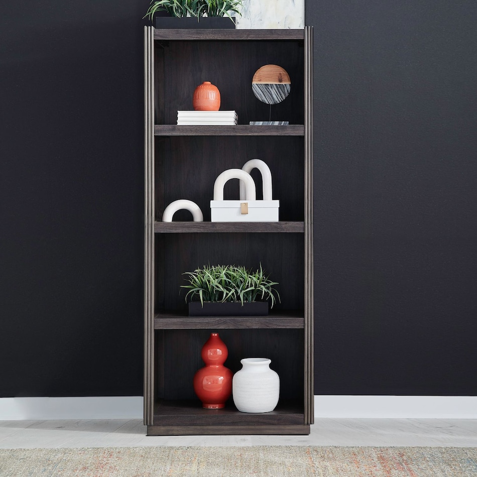 lbty brown bookcase edg  
