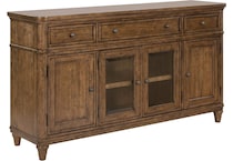 lbty brown buffet server sideboard   