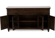 lbty brown buffet server sideboard   
