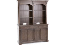 lbty brown buffet server sideboard pkg  