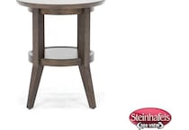 lbty brown chairside table  image   