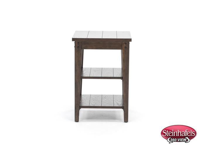 lbty brown chairside table  image   