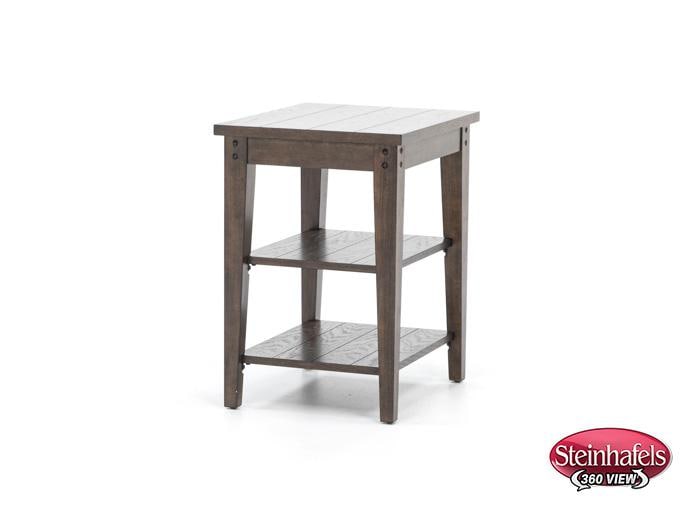 lbty brown chairside table  image   