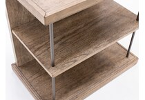 lbty brown chairside table citys  