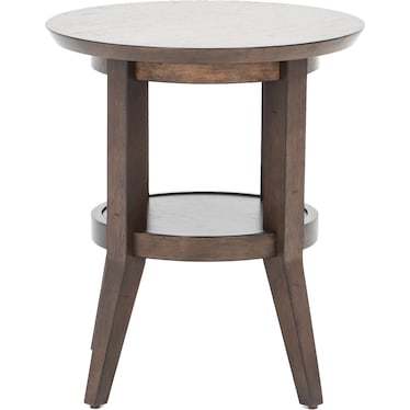 Ventura Boulevard Round End Table