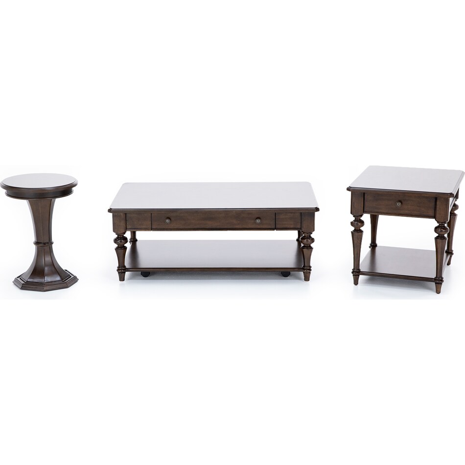 lbty brown chairside table ard  