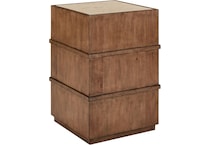 lbty brown chairside table shk  