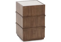 lbty brown chairside table shk  
