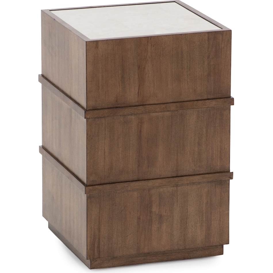 lbty brown chairside table shk  