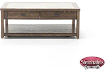 lbty brown cocktail table  image   