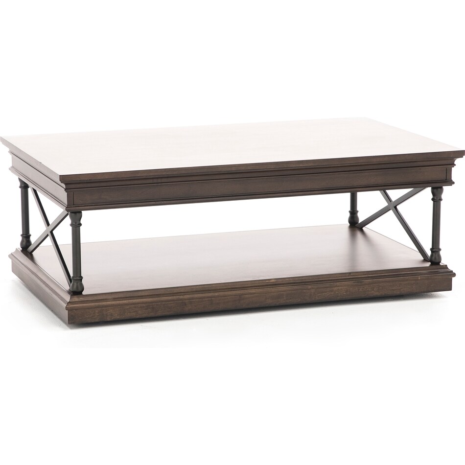 lbty brown cocktail table   