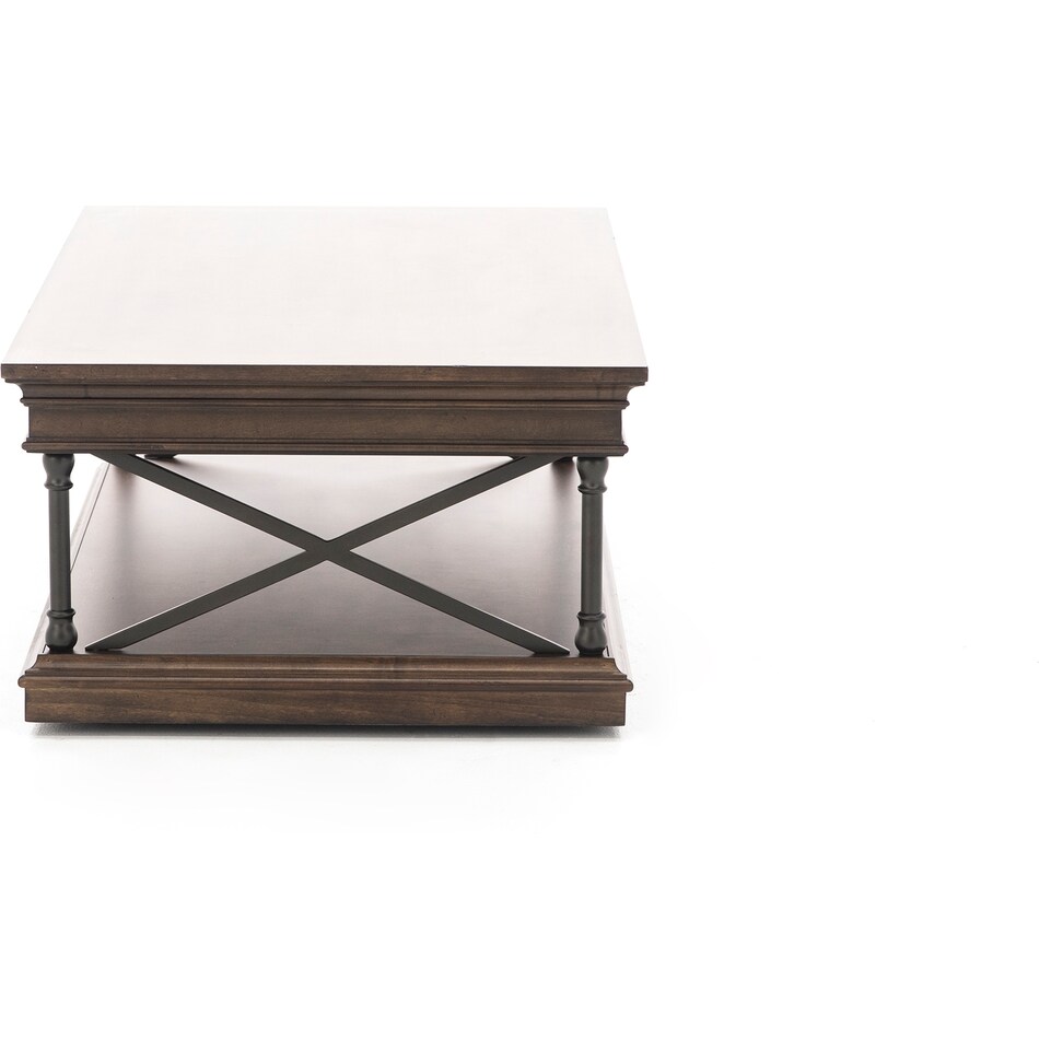 lbty brown cocktail table   