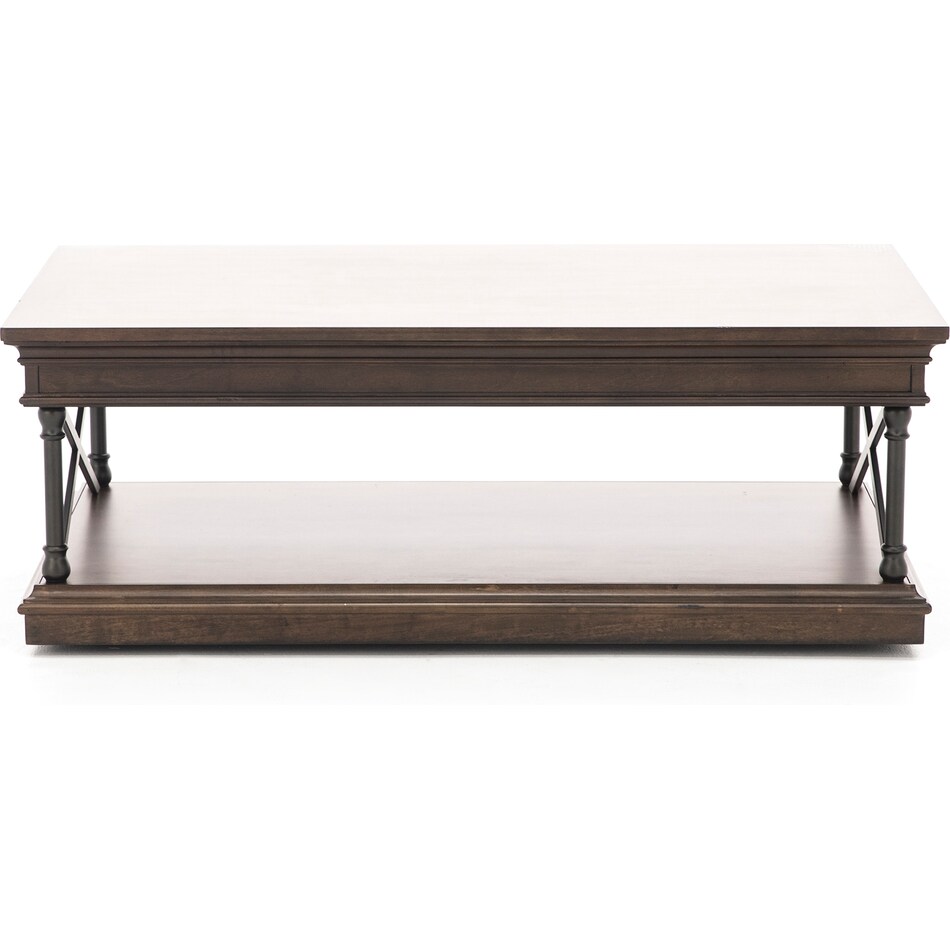 lbty brown cocktail table   