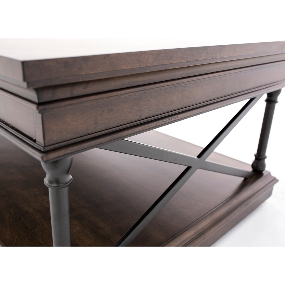 lbty brown cocktail table   