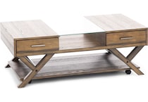 lbty brown cocktail table lenno  