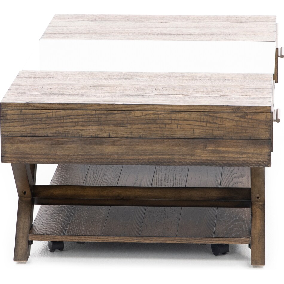 lbty brown cocktail table lenno  