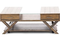 lbty brown cocktail table lenno  
