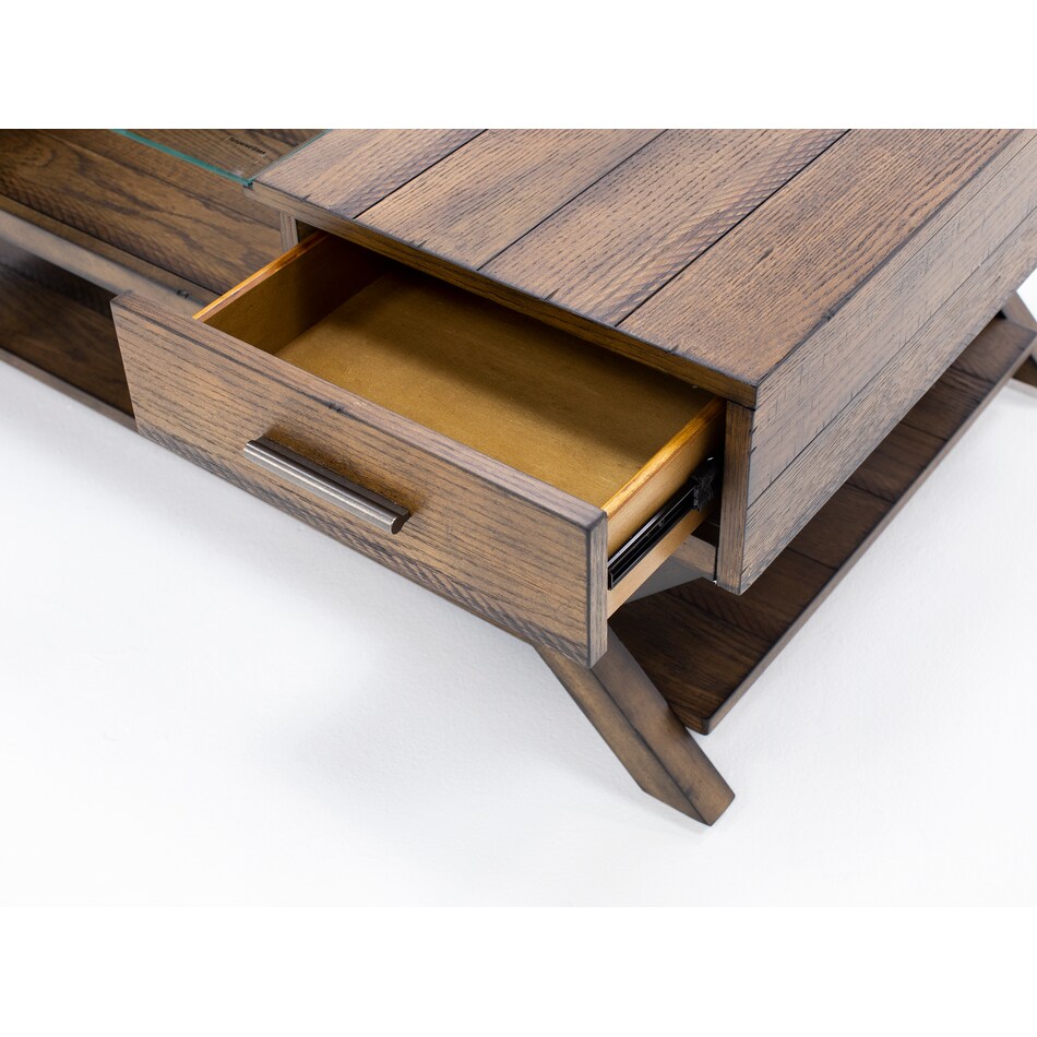 lbty brown cocktail table lenno  