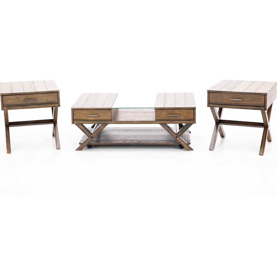 lbty brown cocktail table lenno  