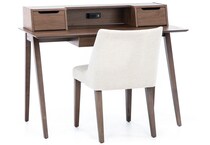 lbty brown desk   