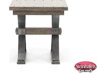 lbty brown end table  image   