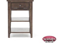 lbty brown end table  image   