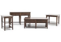 lbty brown end table   