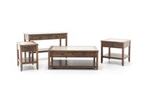 lbty brown end table   