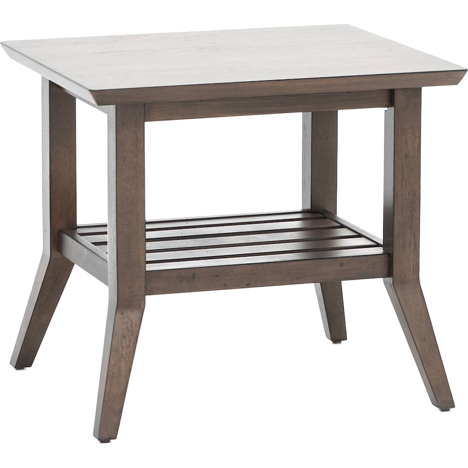lbty brown end table   