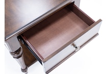 lbty brown end table ard  