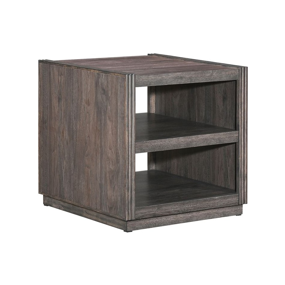 lbty brown end table mdg  
