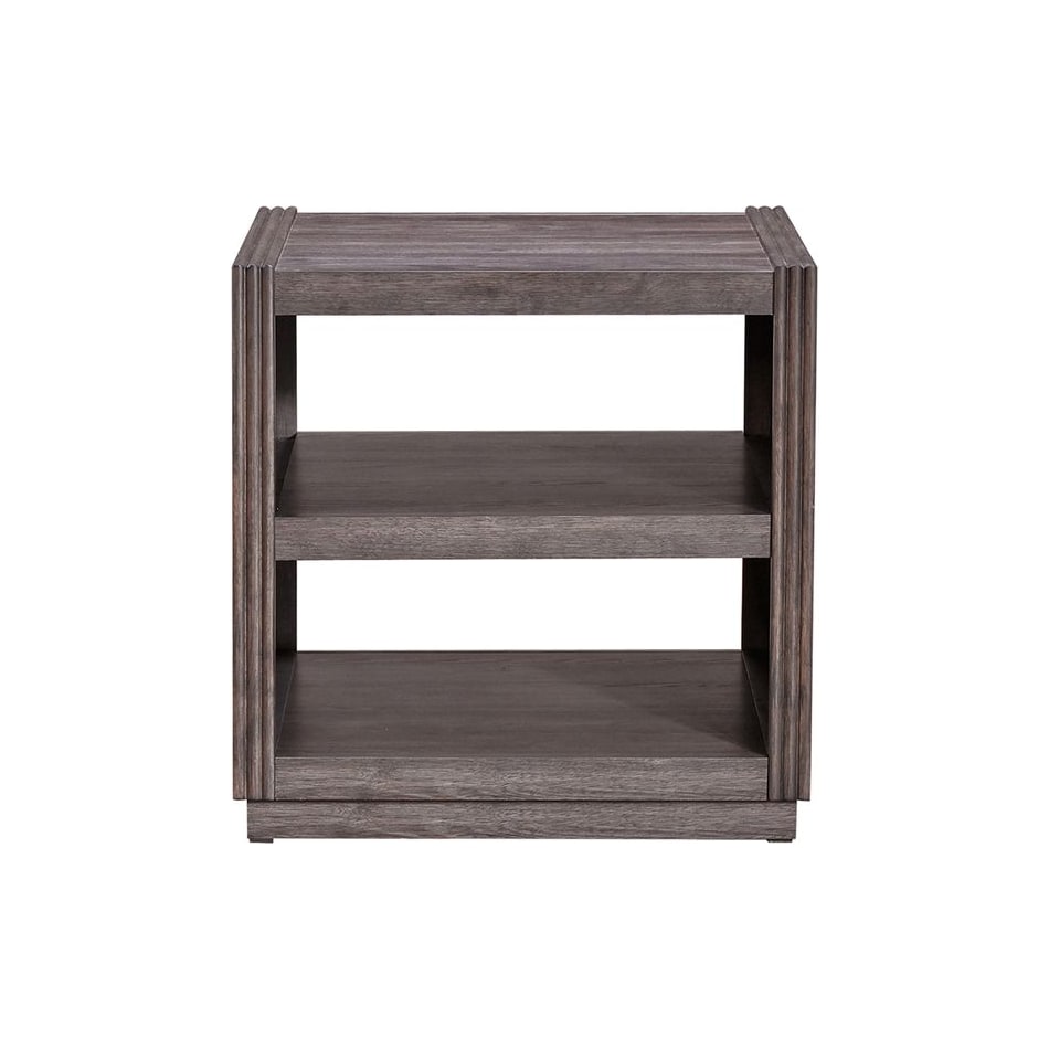 lbty brown end table mdg  
