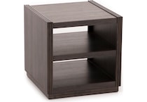 lbty brown end table mdg  